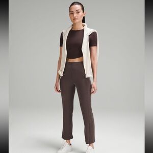 Lululemon  Brown Ribbed softstreme Pants 10